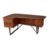 1960s Peter Løvig Nielsen 'Boomerang' Desk Hedensted Møbelfabrik