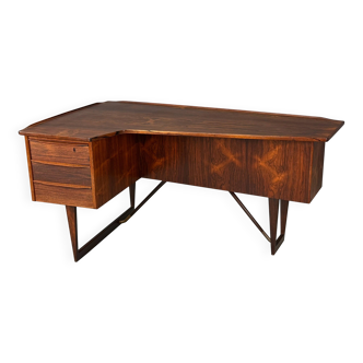 1960s Peter Løvig Nielsen 'Boomerang' Desk Hedensted Møbelfabrik