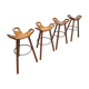 Midcentury brutalist spanish barstools