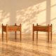 vintage bedside tables | brutalist cabinets | 1960s