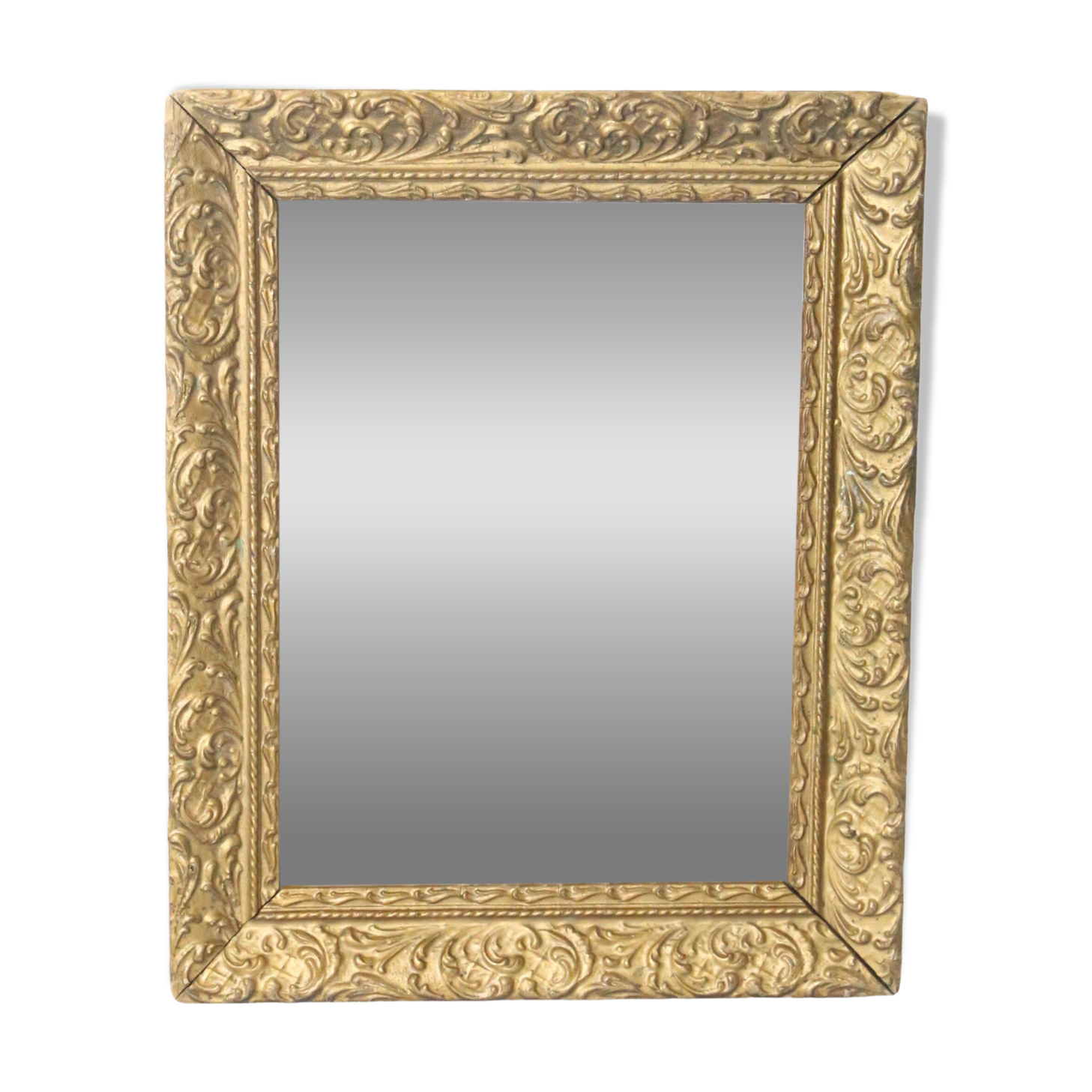 Gilded wooden mirror, 19th century