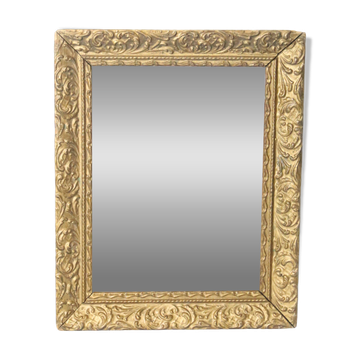 Gilded wooden mirror, 19th century