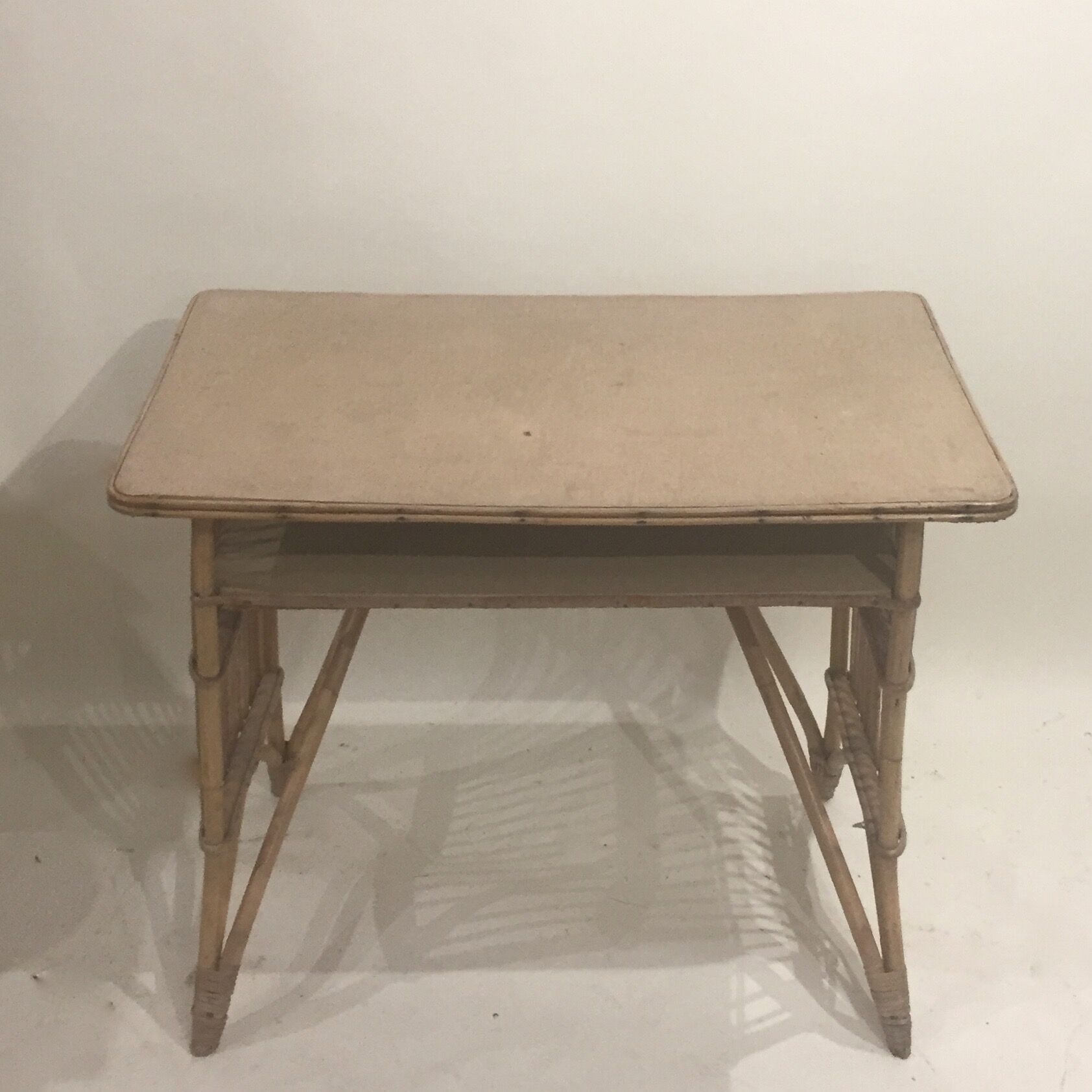 Rattan desk