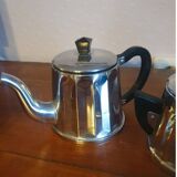 Chomé metal coffee service and bakelite handle