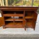 Louis Philippe country wooden sideboard with 2 drawers and 3 doors 126cm
