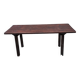 Table de ferme brutaliste minimaliste