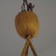 French Vintage Art Deco Style Hanging Ceiling Light – Clichy Glass Shade