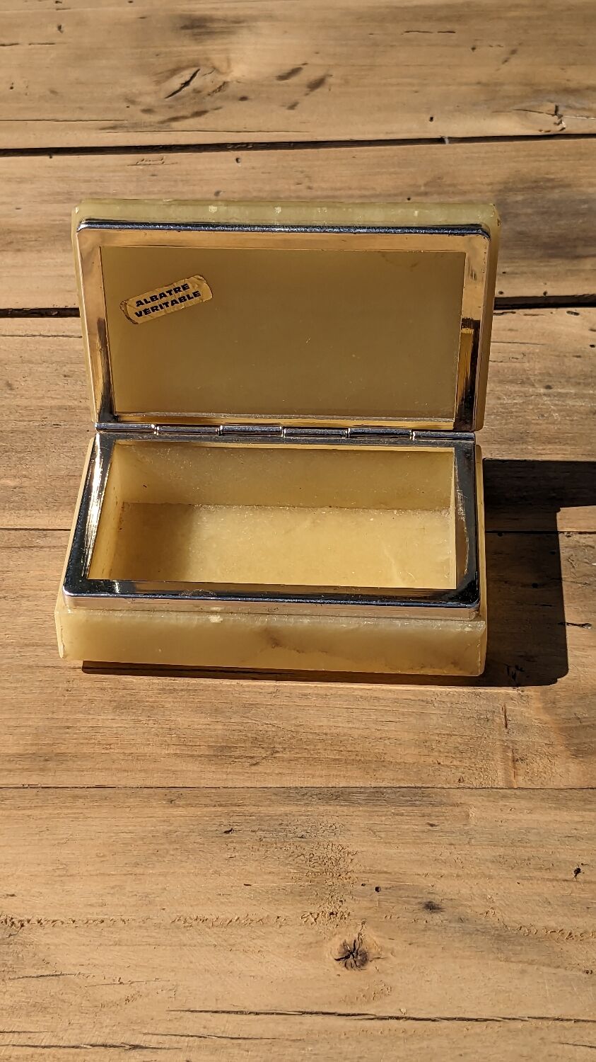 Vintage alabaster box