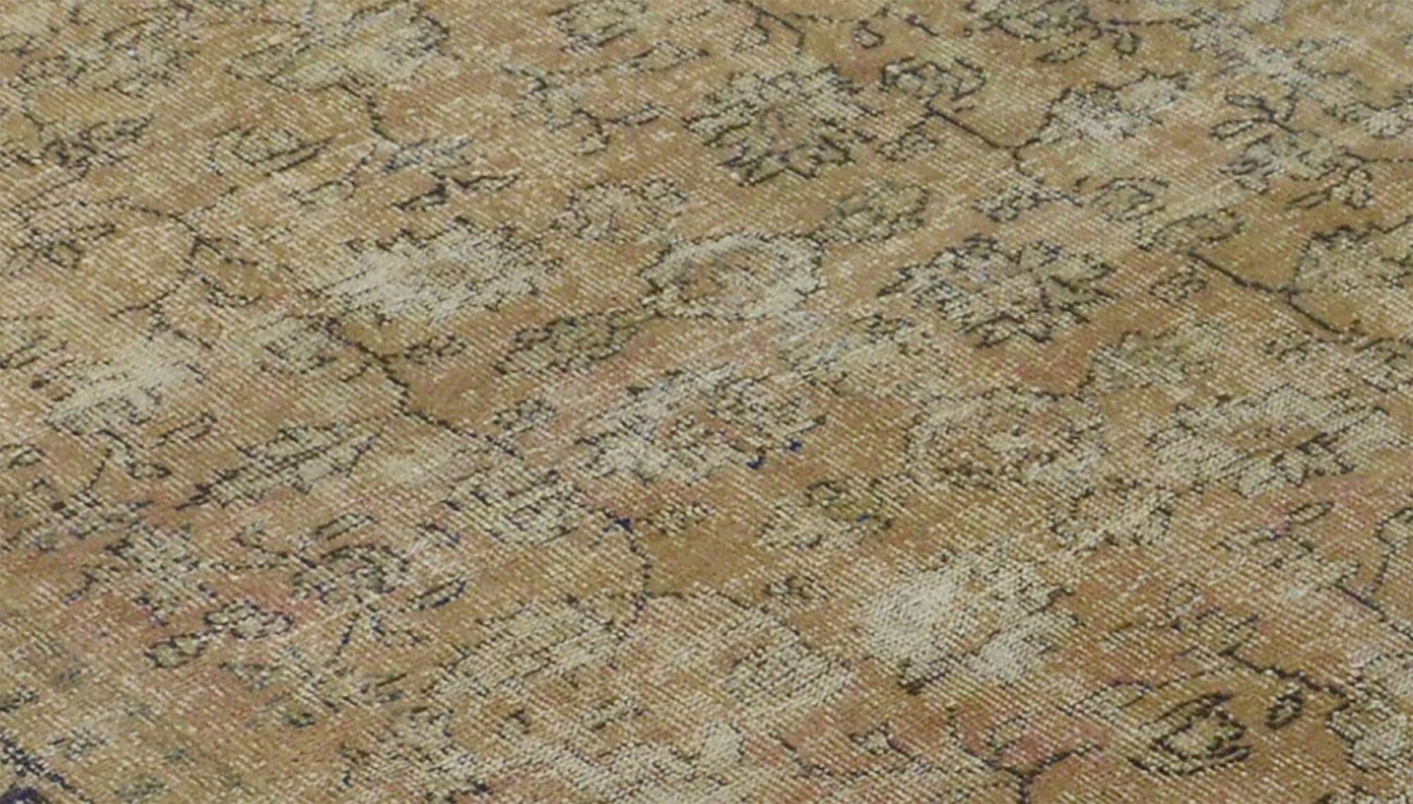 Turkish Anatolian Handmade Vintage Rug 233 cm x 180 cm