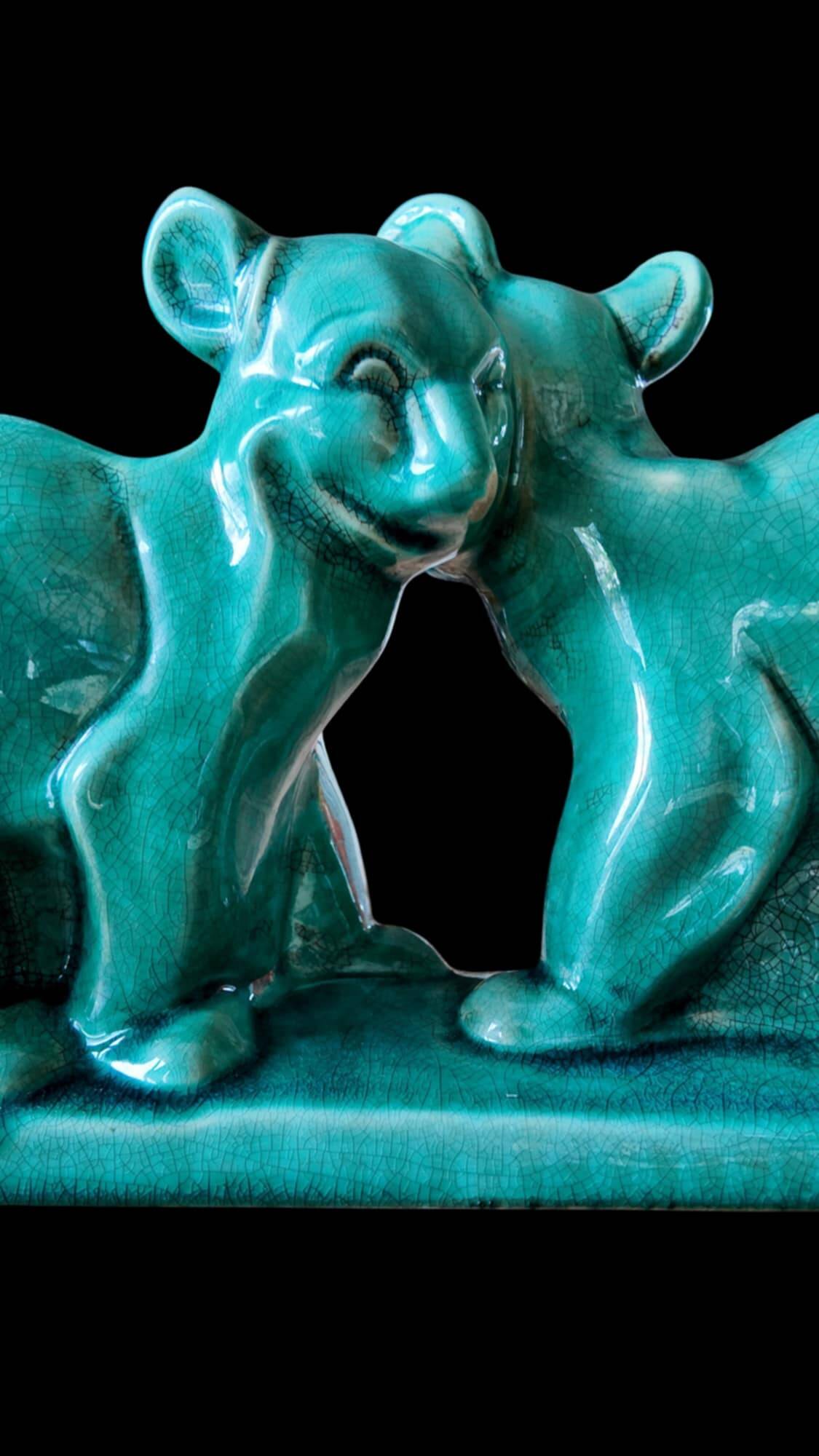 Ceramic Bear Figurine