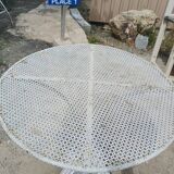 Vintage round bistro table – Perforated top