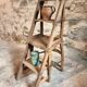 Antique French Oak Ladder Library Chair – Metamorphic Stepladder Chair