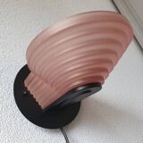 Pink glass applique from the 80s