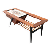 Alfred Hendrickx, Coffee Table Model 210 with Built-In Bar