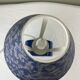 Blue ceramic lamp