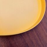 Yellow Melamine Plateau, Space Era, Mid-Century Swedish, 1960s
