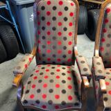 2 Voltaire style armchairs