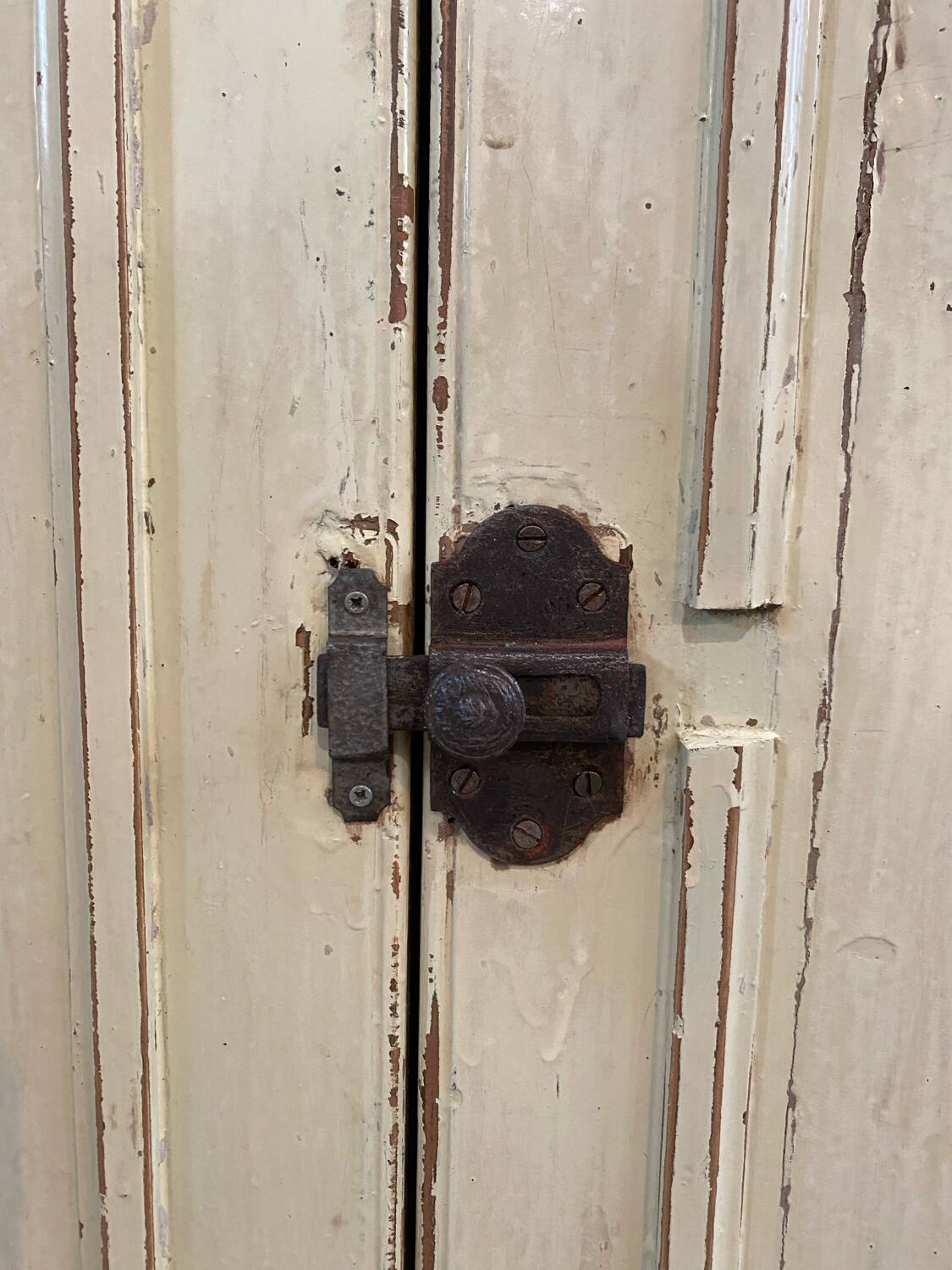Beige patinated sideboard