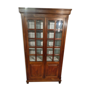 Bibliothèque en noyer - carreaux