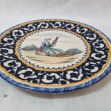 Henriot Quimper earthenware plate, early 20th century