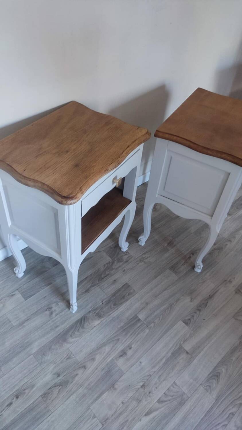 Restored bedside tables available
