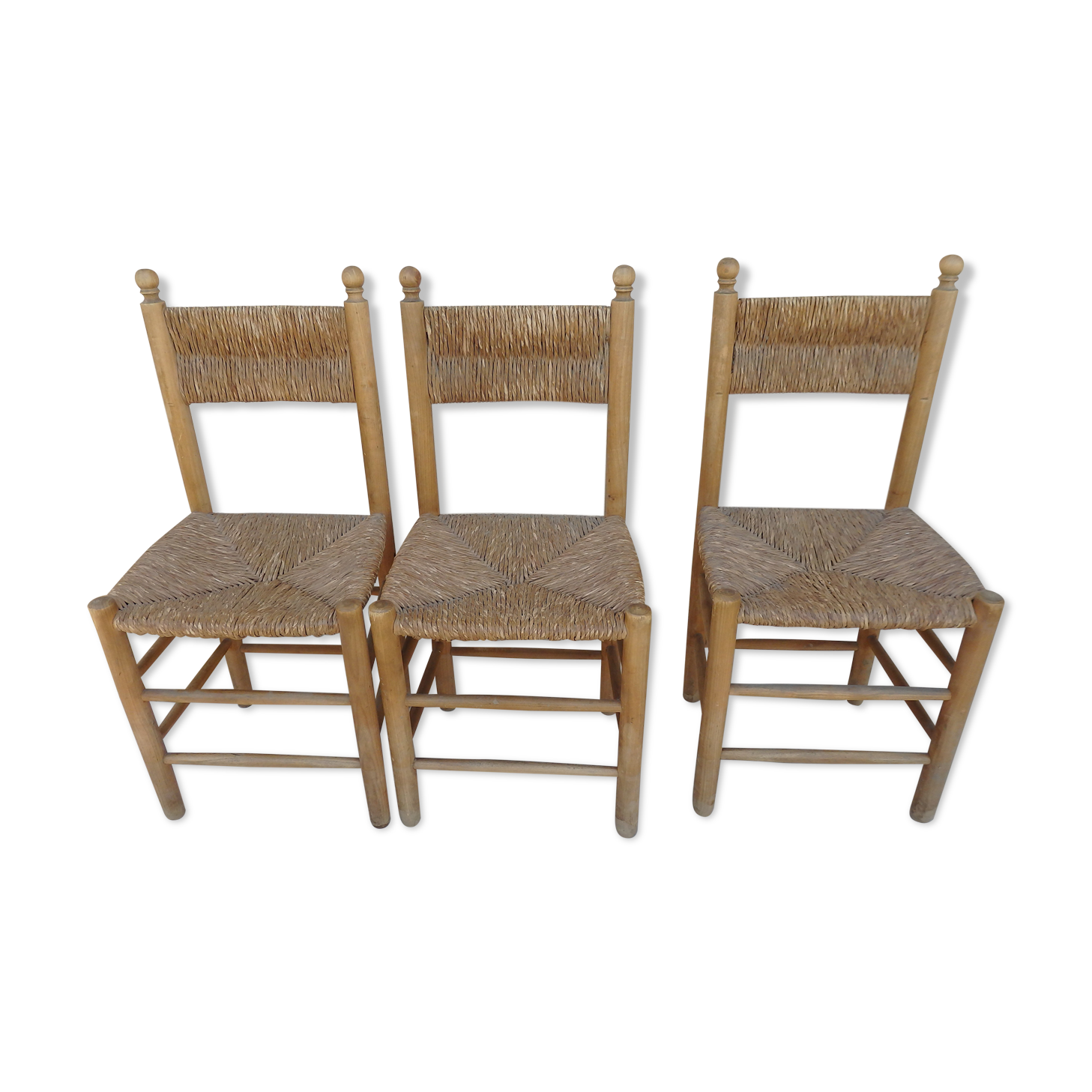 Vintage straw chair