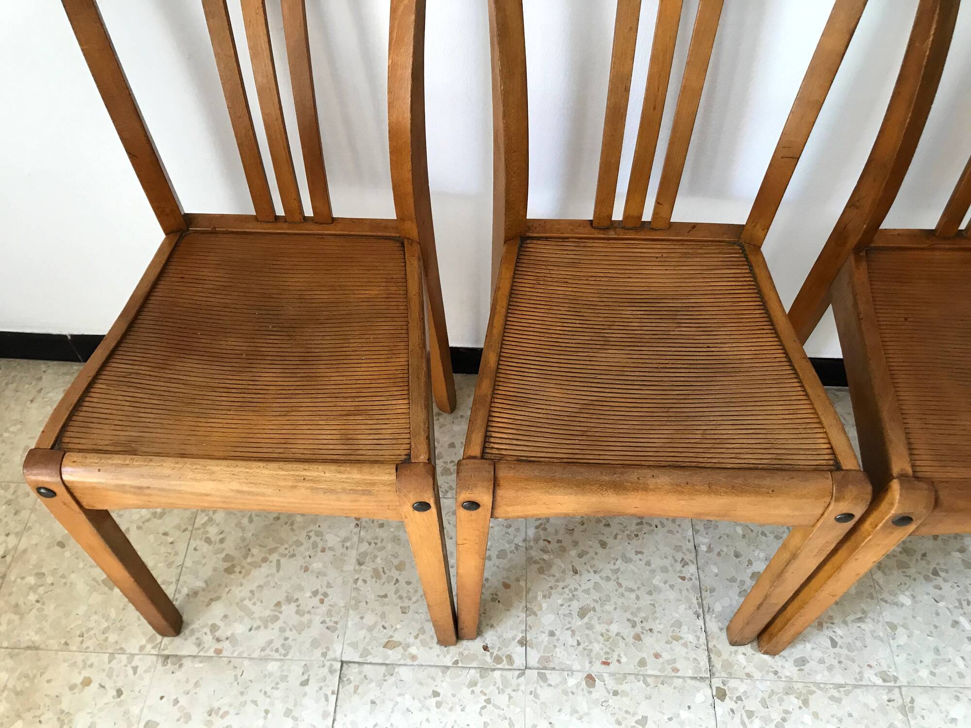 Vintage Stella bistro chairs from the 50s
