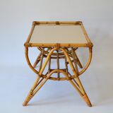 Rattan magazine holder