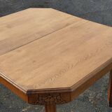Solid wood art deco table, with extensions