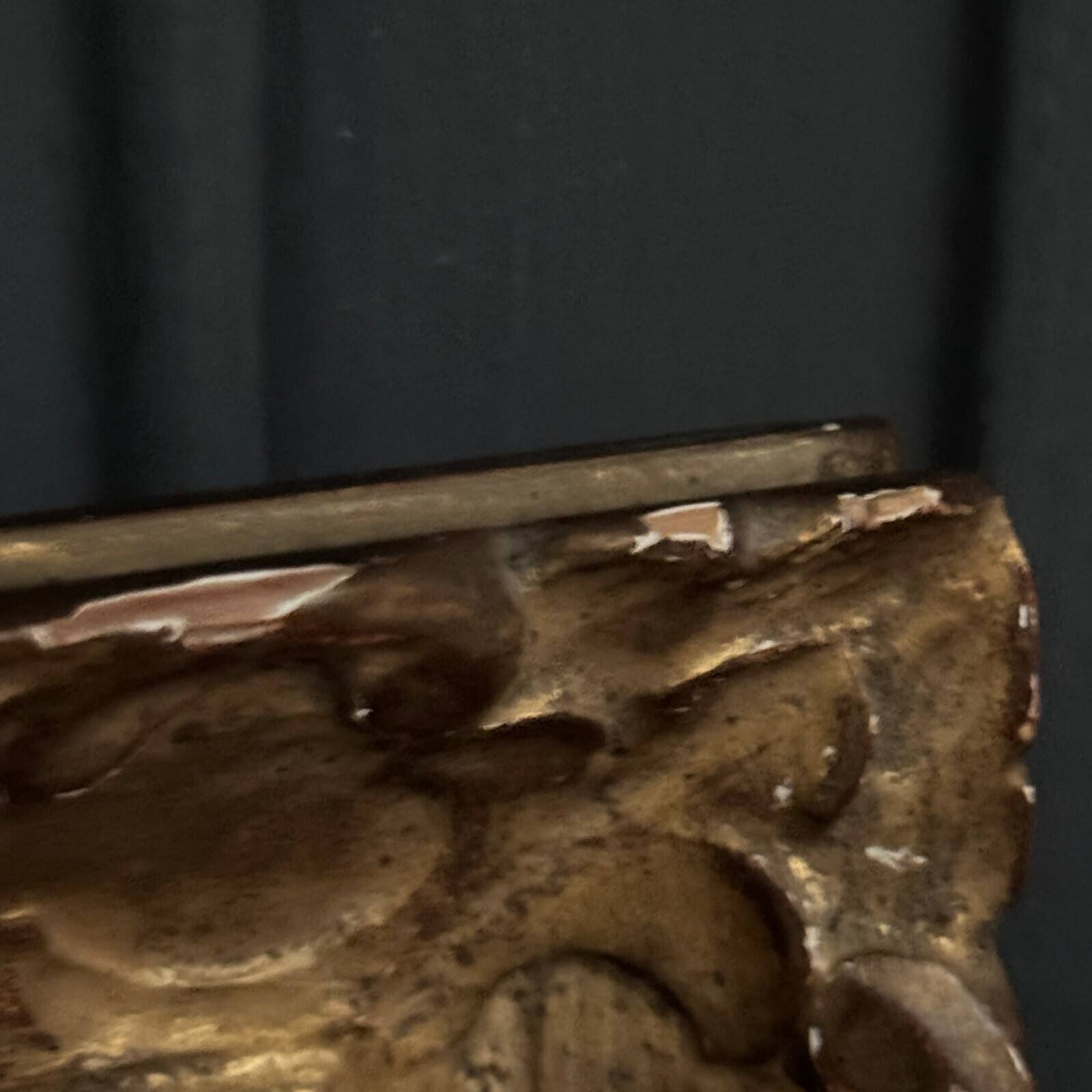 Oil on panel depicting a port from the early 20th century