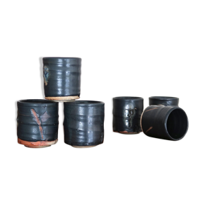 Six tasses à café en