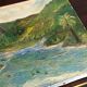Peinture paysage exotique