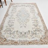 Beige & Brown Turkish Vintage Rug 166x272Cm SK 21860