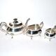 English Hard Soldered Silver Metal Tea Set - Goldsmith JB Chatterley 1900