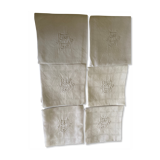 Set of linen towels monogram BD