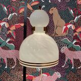 Large glass and metal wall light Scandinavian design 1960.