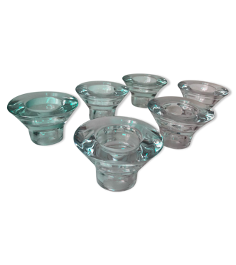 6 bougeoirs réversibles design K et M Hagberg
