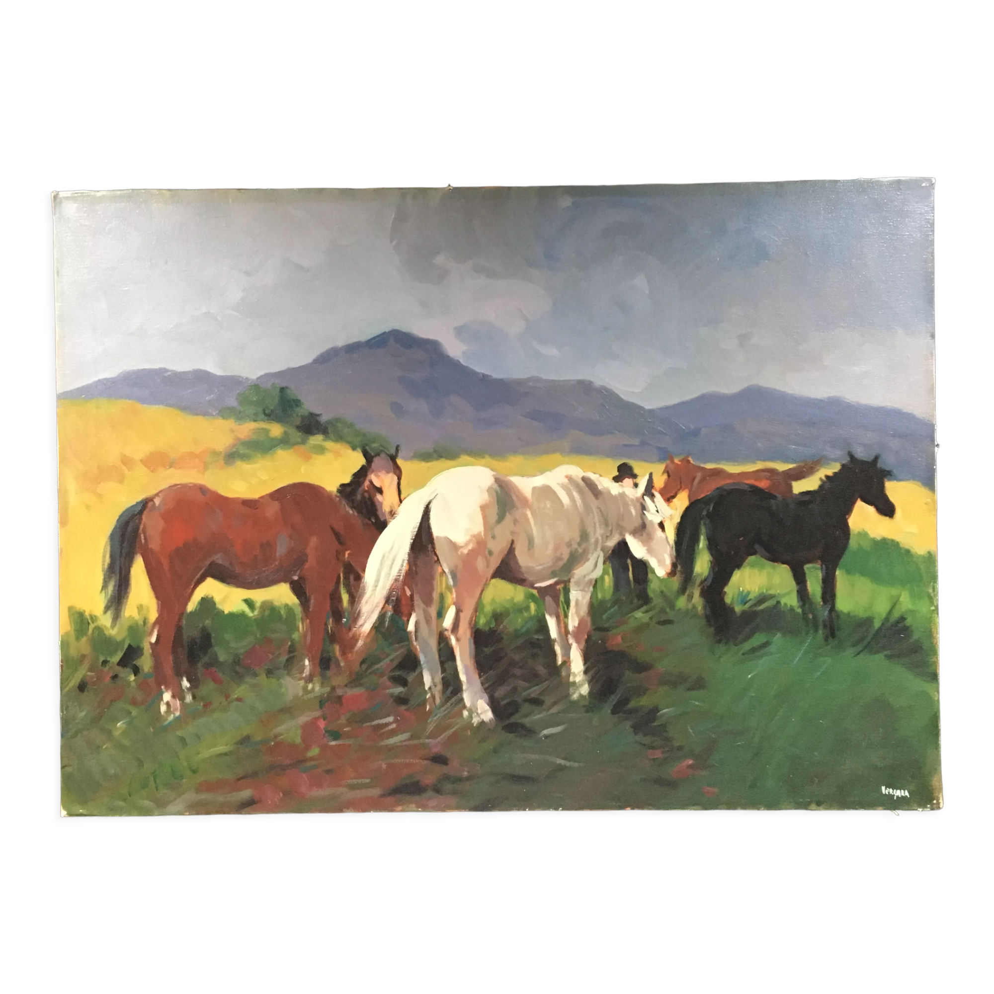 Wild Horses Painting