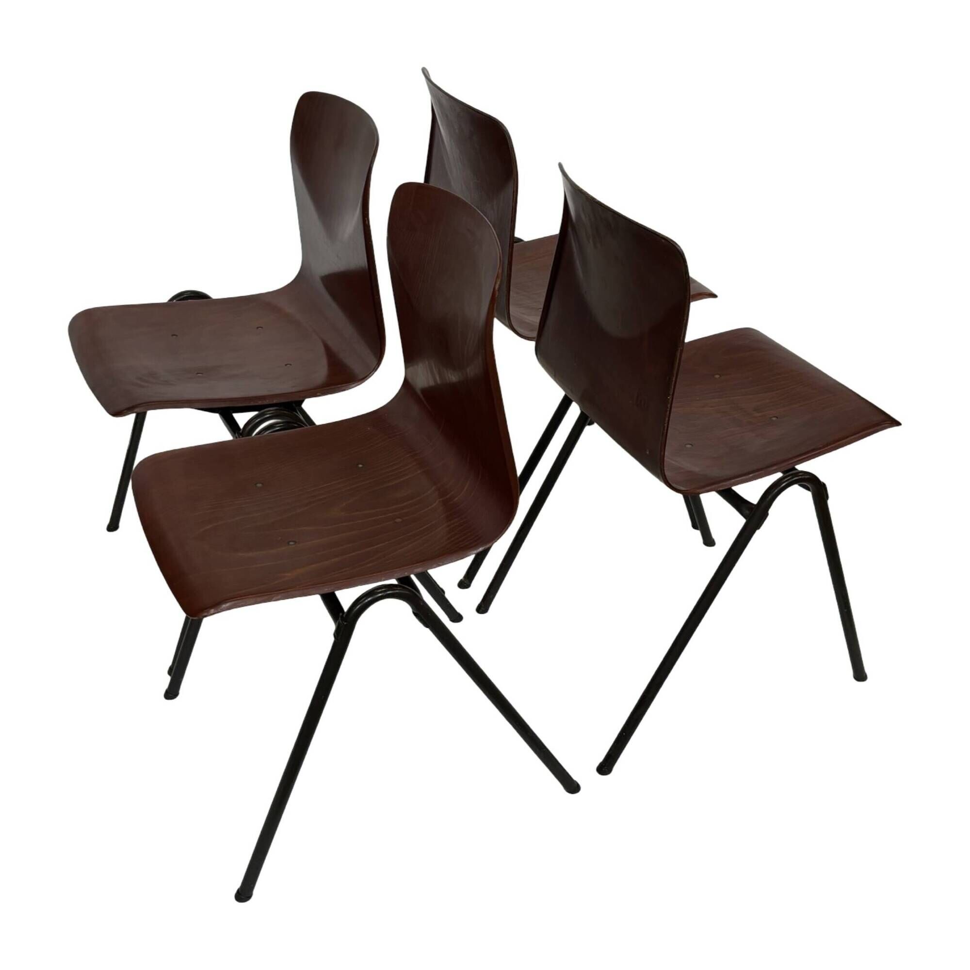 Vintage Chair Galvanitas S25, 1960's Design Holland School chair