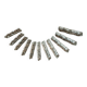 Coffret de 11 porte couverts en verre