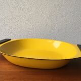 Large Vintage Cathrineholm Enamel bowl / dish / Roasting pan, Mid Century Enamel Cookware