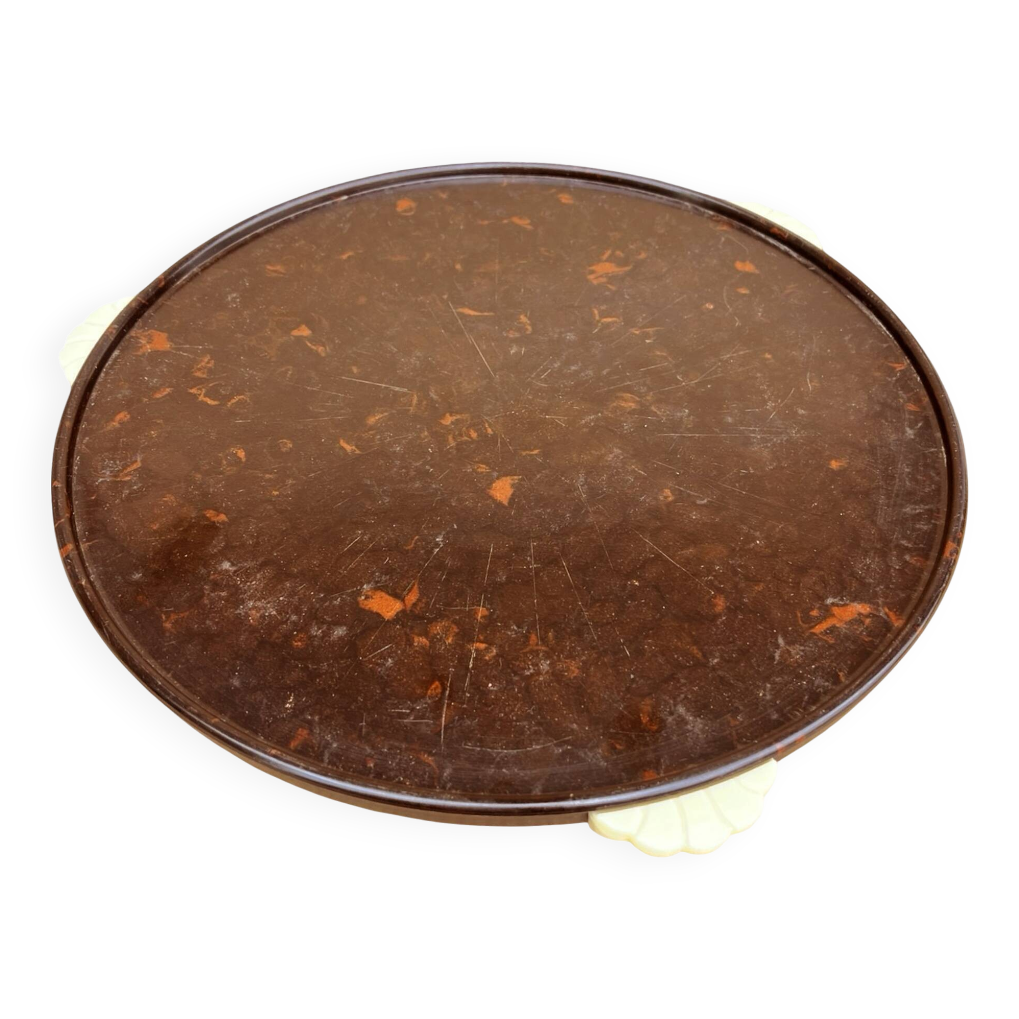 Bakelite rotating tray Kreutz in Art Deco style, Germany, 1930s.