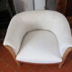 Paire fauteuils tonneau