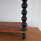 Wooden coil shelf turned