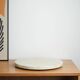 Marble platter with modernist Bauhaus-inspired form, Europe, 1970s