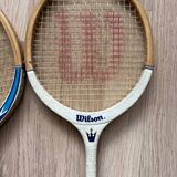 Old badminton rackets