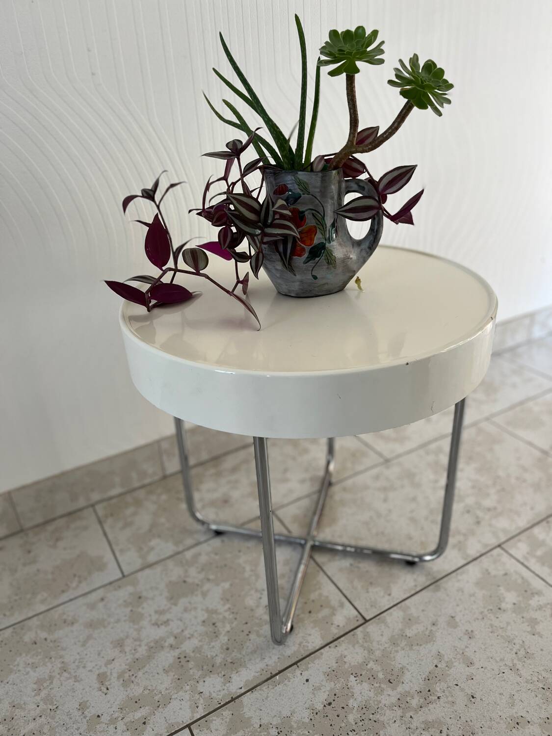 Vintage 70s side coffee table