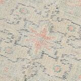 Tapis Oushak Vintage Corail Beige Pastel, 215x319 Cm