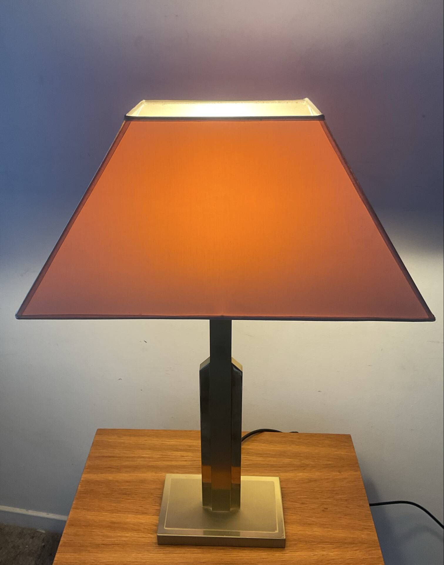 Deknudt brass lamp from the 70s-80s.