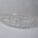 servant dish aperitif in Bavarian crystal 24% vintage cannage pattern